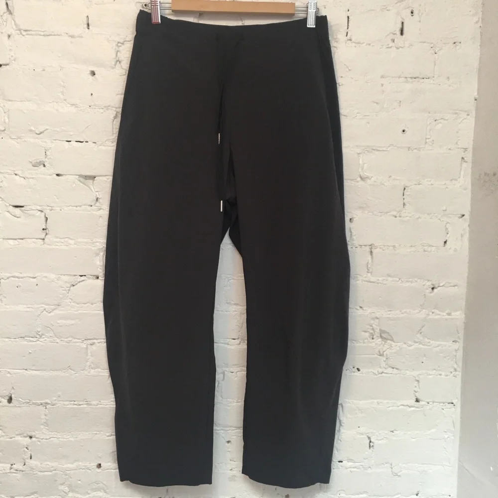 Everlane anywhere barrel pants in black nylon size m - Picture 2 of 8